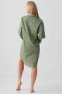 Pale Green British Boxers Pale Green "Shrub Sage" Flower Crisp Cotton Nightshirt, Image 3 of 3