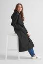 Black Alva Waterproof Trench Coat, Image 2 of 5