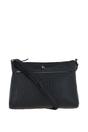 Black 'Silvia' Croc Print Real Leather Shoulder Bag, Image 1 of 5
