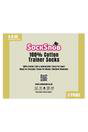 Black 3 Pack Wo 100% Cotton Trainer Socks, Image 2 of 5
