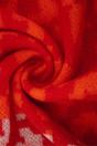 Red Block Leopard Print Winter Scarf, Image 4 of 4