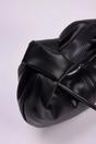 Black Oval Knot-Handle Mini Shoulder Bag, Image 3 of 3