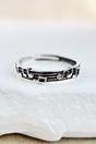 Silver Sterling Silver Musical Notes Ring, Image 1 of 2