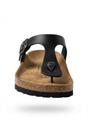 Black iKrush Black Jules Cork Base Buckle Sandal, Image 5 of 5