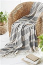 Grey Eco-Friendly Diamond Throw - 170cm x 200cm, Image 1 of 2