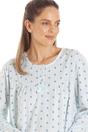 Aqua Camille Lingerie Aqua Polka Dot Nightdress, Image 5 of 5