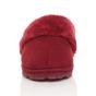 Bordeaux Faux Fur Lined Slip On Memory Foam Mules Slippers, Image 5 of 5