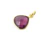 Pink Pink Tourmaline October Birthstone Gold Plated Pendant, Image 1 of 1