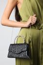  Pluie Glitter Evening Bag With Braided Top Handle, Image 2 of 8
