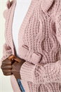 Light Pink 3D Bow Knit Cardigan, Image 5 of 5