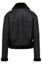 Black Infinity Leather Black Bomber B3 Sheepskin Jacket -Akiak, Image 4 of 6