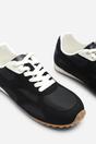 Black Marleigh Suede Retro Runner Trainer, Image 5 of 6