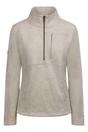 Cream Hoxie Marl Fleece Top, Image 1 of 2