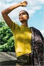Green Short Sleeve Soft Knit Top, Image 7 of 8