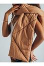 Beige Puffer Scarf, Image 2 of 7