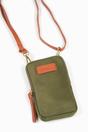 Khaki Crossbody Phone Bag, Image 3 of 3