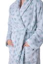 Aqua Camille Lingerie Aqua Supersoft Printed Bathrobe, Image 5 of 5