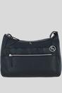 Black 'Meath' Real Leather Shoulder Bag, Image 1 of 5