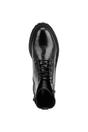 Black D Iridea F Leather Ankle Boots, Image 4 of 5
