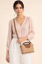 Beige Crossbody Bag with Handle, Image 1 of 5