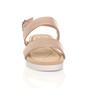 Rose Gold AJVANI Rose Gold Flatform Strappy Sandals, Image 6 of 6