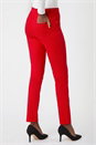 Red 31' Denim Stretch Elastic Waist Jegging , Image 3 of 5