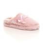 Pink AJVANI Pink Fluffy Mule Slippers, Image 1 of 6