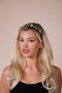 Black Heart Embellished Headband, Image 1 of 5