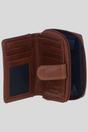 Brown Ashwood Leather Brown Real Leather Compact Purse, Image 2 of 3