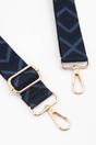 Blue Aztec Woven Bag Strap, Image 2 of 4
