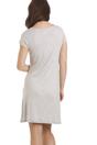Grey Short Sleeve Zebra Motif Nightdress, Image 2 of 5