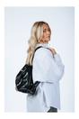 Black Hobo Shoulder Bag & Backpack - 2 in 1, Image 2 of 6