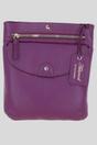 Raspberry 'Five CB' Real Leather Cross Body Bag, Image 1 of 5