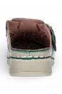Blue Womens Cushioned Wedge Sandals-DORRY-01, Image 6 of 7