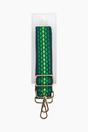 Green Spotted Woven Wide Bag Strap, Image 4 of 4
