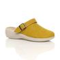 Pale Green AJVANI Pale Green Low Wedge Slingback Clogs Mules, Image 1 of 6