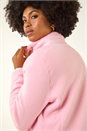 Pink Reversible Fleece Zip Jacket, Image 2 of 6