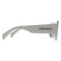 White Prada White Oval Talc Dark Grey PRA08S, Image 4 of 4