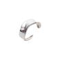 Silver Large Contour Stack Sterling Silver Ring, Image 1 of 5