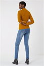 Amber Ribbed Knit Turtleneck Jumper, Image 3 of 5