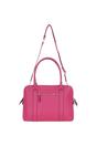 Pink 'Cuore di Cuoio' 3 Section Large Leather Handbag, Image 4 of 4