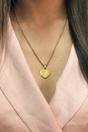 Gold Heart Shape Pendant Necklace - Gift boxed, Image 1 of 6