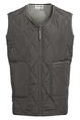 Dark Green National Trust Borage Body Warmer, Image 2 of 3