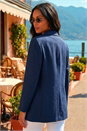 Navy  Lightweight Relaxed Blazer, Image 2 of 5