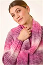 PINK Ombre Knit Scarf & Jumper, Image 7 of 8