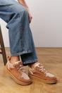 Tan 'Darcy' Lace-Up Trainers with Chunky Sole, Image 7 of 7