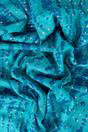 Blue Tie Die Cotton Lightweight Scarf, Image 4 of 4