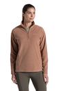 Brown Miska VI Half Zip Fleece, Image 3 of 3