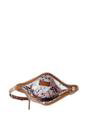 Tan Ashwood Leather Tan 'Expression' Croc Embossed Real Leather Shoulder Bag, Image 4 of 4