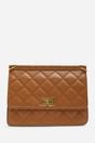 Tan Arisbeth Quilted Cross Body Shoulder Bag, Image 3 of 6